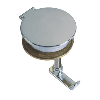 PODNOŚNIK DENNY D84 X 68, MIN. GRUBOŚĆ KLAPY 15MM, MOSIĄDZ CHROMOWANY