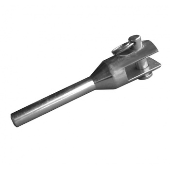 KOŃCÓWKA LINY STALOWEJ 6mm DO ZAWALCOWANIA, TYP FORK