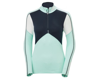 HELLY HANSEN KOSZULKA DAMSKA (48335) LIFA ACTIVE  1/2 ZIP  NIEBIESKA