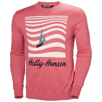 SWETER MĘSKI HELLY HANSEN QUAYSIDE KNIT 34511 WASHED RED