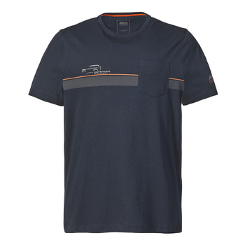 MUSTO KOSZULKA MĘSKA (81229) MUSTO X LAND ROVER POCKET TEE GRANATOWA