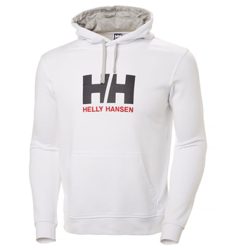 HELLY HANSEN BLUZA MĘSKA Z KAPTUREM (33977) HH LOGO HOODIE BIAŁA