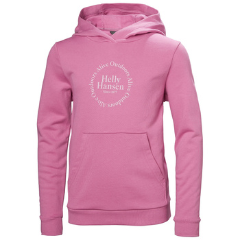 BLUZA DZIECIĘCA HELLY HANSEN  GRAPHIC HOODIE 41716 META PINK