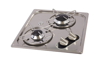 KUCHENKA GAZOWA 2 PALNIKOWA NAVY LOAD NL.22001 323X353MM STAL NIERDZEWNA