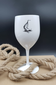 RBDRINKS KIELISZKI DO WODY I WINA (SET 4SZT) POLIWĘGLAN BIAŁY LIMITED EDITION