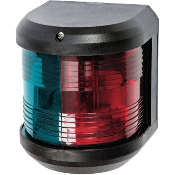 LAMPA NAWIGACYJNA S41 DZIOBOWA DWUSEKTOROWA - 12V OBUDOWA CZARNA (F)