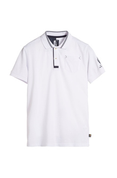 KOSZULKA MĘSKA  MARINA MILITARE POLO  VESPUCCI  OMYT0054 WHITE