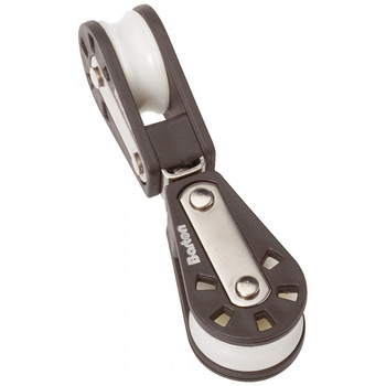 BLOCZEK POJEDYŃCZY Z KRĘTLIKIEM - ZŁĄCZONY - ROZMIAR 2 - LINA 8MM (W)