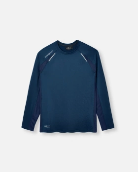 KOSZULKA MĘSKA HENRI LLOYD UPF50+ DYNAMIC DRI FAST LS TEE NAVY BLUE