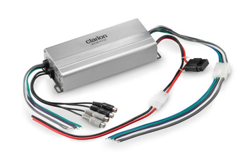 Wzmacniacz morski Clarion XC2410 klasa D, pełnozakresowy, 4 kanały, 300W [010-03220-00]