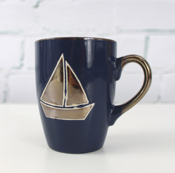 KUBEK JACHT RĘKODZIEŁO GLAMOUR-VINTAGE