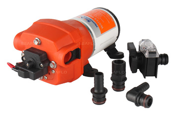 POMPA WODY CIŚNIENIOWA SEAFLO 12V 12,5 L/MIN SFDP1-033-035-41 DO ŁODZI ,KAMPERA, JACHTU