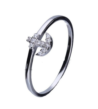 PIERŚCIONEK KOTWICA SREBRNY