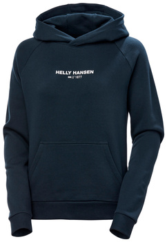 BLUZA DAMSKA HELLY HANSEN CORE HOODIE 54033 NAVY