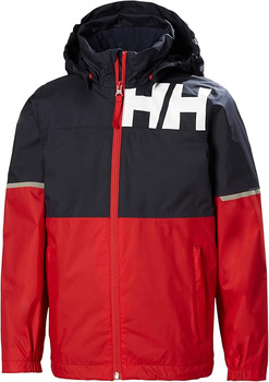 KURTKA DZIECIĘCA HELLY HANSEN PURSUIT 41686 GRANATOWO-CZERWONA