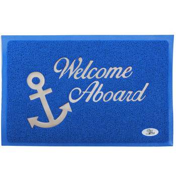 WYCIERACZKA WELCOME ABOARD, NIEBIESKA 40X60
