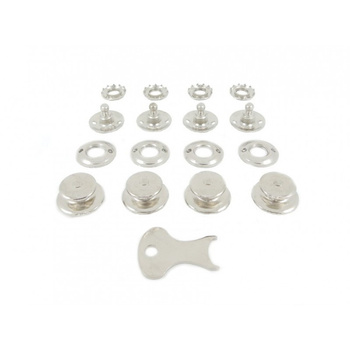 ZESTAW TENAX, DO ŁĄCZENIA TKANIN, 4 KOMPLETY + KLUCZYK