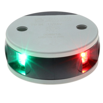 LAMPA NAWIGACYJNA S34 DZIOBOWA DWUSEKTOROWA LED - 12/24V OBUDOWA ALUMINIUM