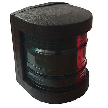 LAMPA NAWIGACYJNA DZIOBOWA DWUSEKTOROWA DO 12m LED - 12V OBUDOWA CZARNA