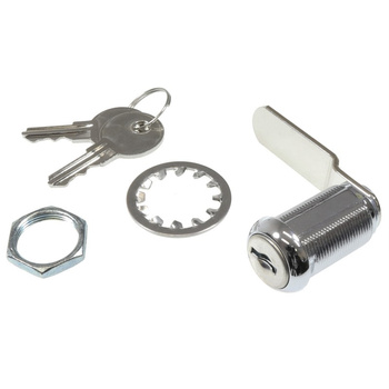 ZAMEK Z KLUCZYKIEM, H25MM, STAL NIERDZEWNA