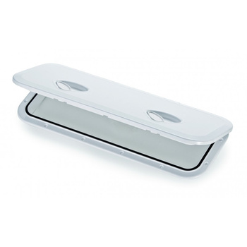 POKRYWA BIAŁA 243X607 RAL 9003 WODOSZCZELNA