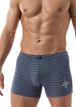 SLIPY BOKSERKI MĘSKIE KEY RÓŻA WIATRÓW GRANATOWE