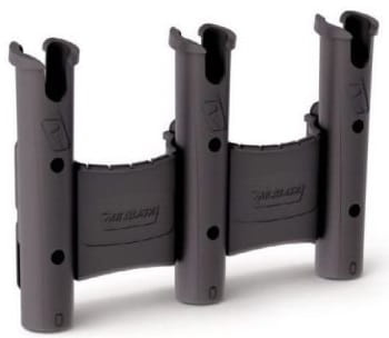 UCHWYT  NA WĘDKI CZARNY POTRÓJNY RAILBLAZA