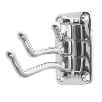 HACZYK NA UBRANIA POTRÓJNY, STAL NIERDZEWNA