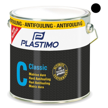 FARBA ANTYPOROSTOWA ANTIFOULING TWARDY PLASTIMO CLASSIC CZARNY 2.5L