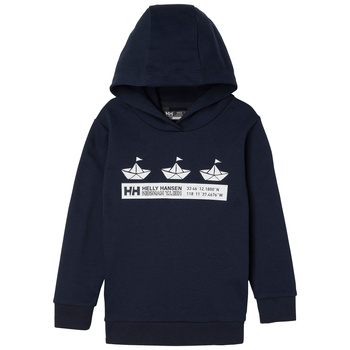 BLUZA DZIECIĘCA HELLY HANSEN  GRAPHIC HOODIE 40128 NAVY