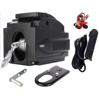 WCIĄGARKA ELEKTRYCZNA 12V, MAX. UCIĄG: 908KG, TOCZENIA 2724KG, 205 X 156 X 170MM