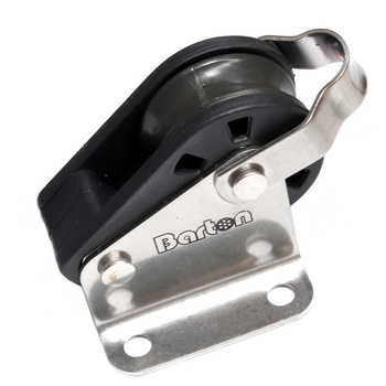 BLOCZEK POJEDYŃCZY PIONOWY Z ZACZEPEM - ROZMIAR 1 - LINA 8MM