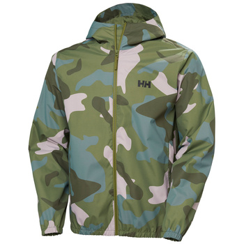 KURTKA MĘSKA HELLY HANSEN CORE GRAPHIC RAIN JACKET 54280 TERRAZZO SS25 BOLD CAMO AO