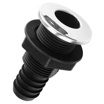 Przejście burtowe PCV z kołnierzem A4 na wąż 20 mm