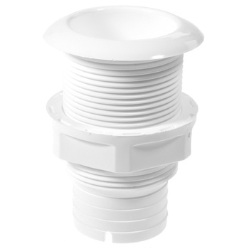 PRZEJŚCIE POKŁADOWE 1 1/2" x 38 mm, L87mm, BIAŁE