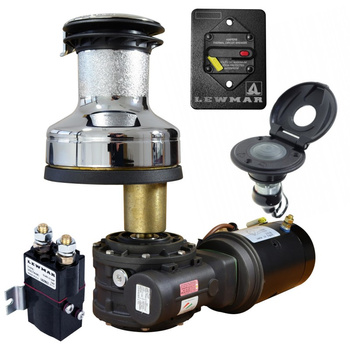 KABESTAN ELEKTRYCZNY - 12V - EVO - 50 AEST - CHROM - KOMPLET