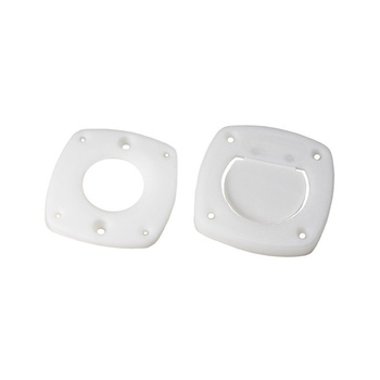 ODPŁYW Z ZAWOREM ZWROTNYM, BIAŁY, 80X80MM, D50MM