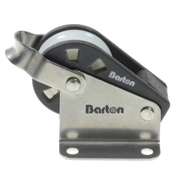 BLOCZEK POJEDYŃCZY PIONOWY Z ZACZEPEM - ROZMIAR 2 - LINA 8MM (W)