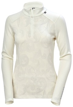 BIELIZNA DAMSKA HELLY HANSEN KOSZULKA LIFA MERINO 1/2 ZIP 49410 OFF WHITE