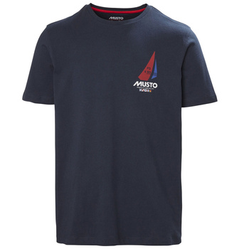 MUSTO KOSZULKA MĘSKA (81184) K96-GBR TEE GRANATOWA