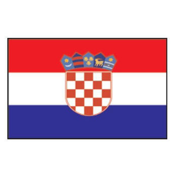 BANDERA CHORWACJI 20 X 30 CM CHORWACJA - FLAGA CHORWACKA
