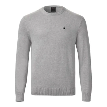SWETER MĘSKI MUSTO M ORIGINAL CREW KNIT 85102 GREY MELANGE