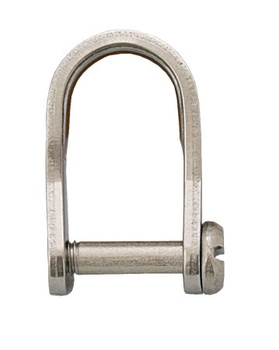 SZEKLA PŁASKA BLUE WAVE Z PRZETYCZKĄ I PŁASKIM ŁBEM A4 PIN 4 MM - PROFESJONALNE MOCOWANIE NIERDZEWNE